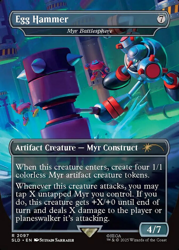 Egg Hammer - Myr Battlesphere - Magic: The Gathering