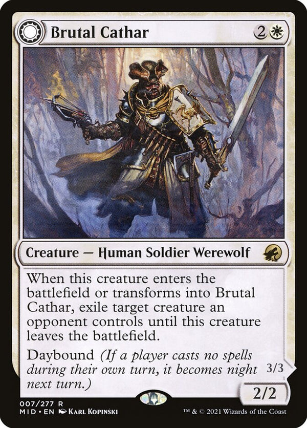 Brutal Cathar - Magic: The Gathering