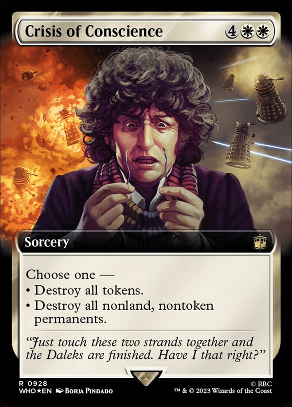 Crisis of Conscience (Extended Art) (Surge Foil) - Magic: The Gathering