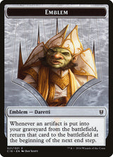 Emblem - Daretti, Scrap Savant // Thopter Double-Sided Token - Magic: The Gathering