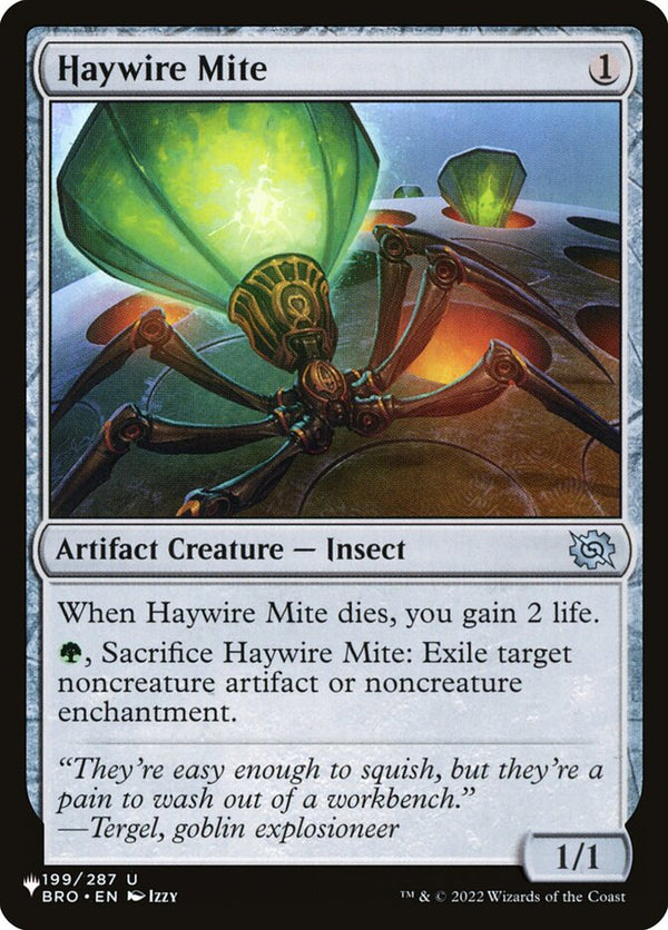 Haywire Mite - Magic: The Gathering