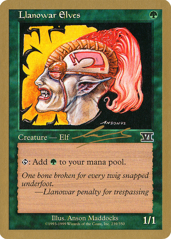 Llanowar Elves - 2000 Nicolas Labarre (6ED)
