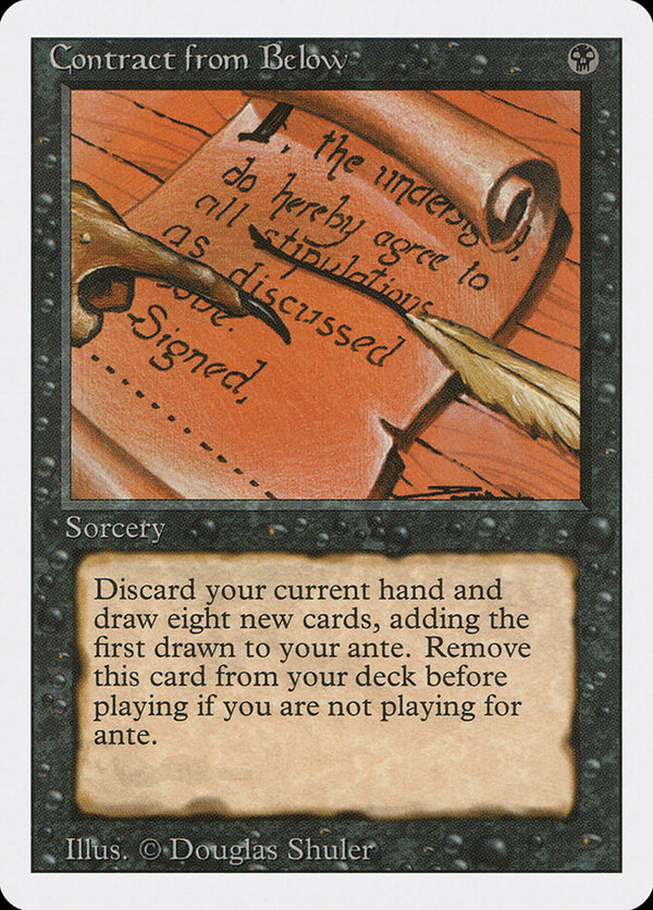 Contract from Below - Magic: The Gathering