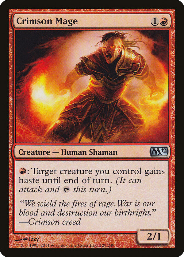 Crimson Mage - Magic: The Gathering