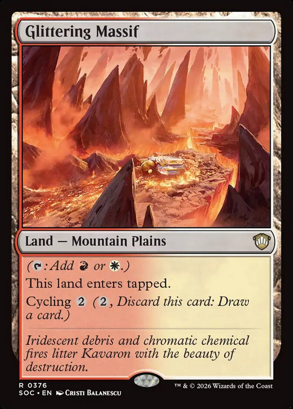 Glittering Massif - Magic: The Gathering