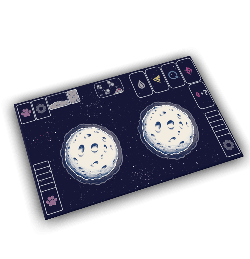 Mini Moons: Neoprene Playmat