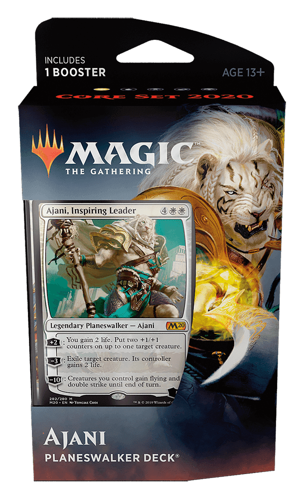 Magic: The Gathering – Core Set 2020 Planeswalker Deck: Ajani, Inspiring Leader