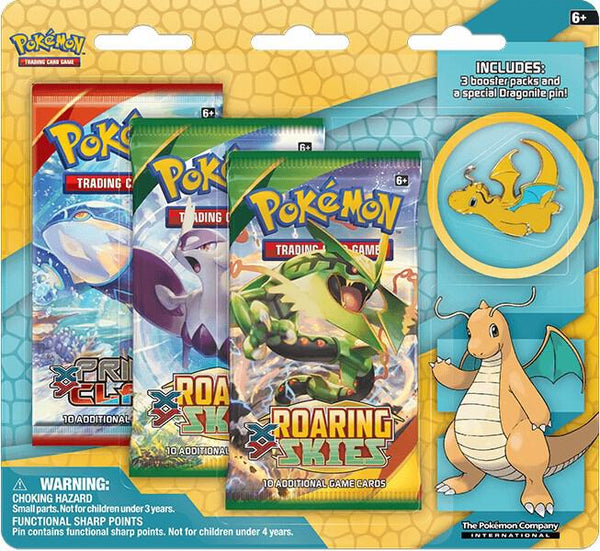 Dragonite Collector's Pin 3 Pack Blister - Pokémon
