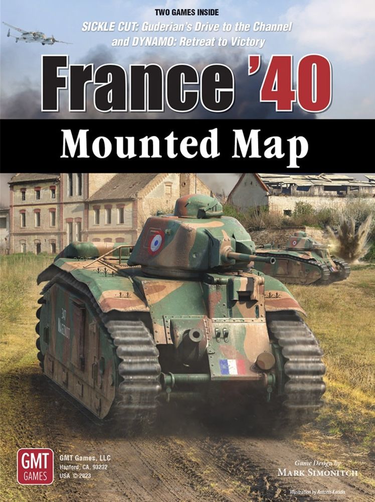 France '40: 2nd Edition – Mounted Map