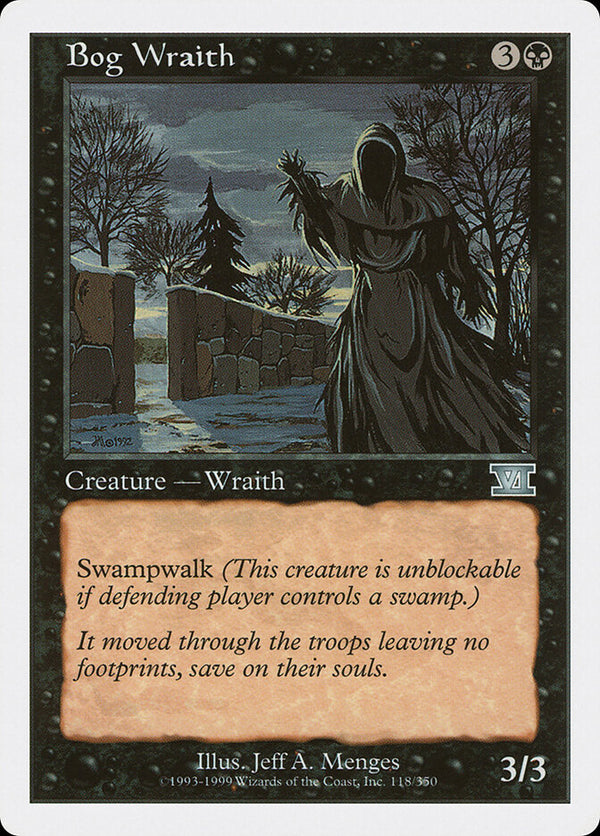 Bog Wraith - Magic: The Gathering