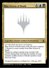 Blue Screen of Death - Magic: The Gathering