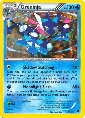 Greninja - 40/122 (XY BREAKpoint) - Pokémon