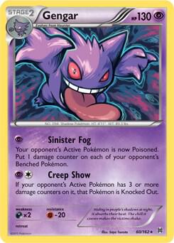 Gengar - 60/162 (XY BREAKthrough) - Pokémon