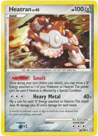 Heatran - 30/146 (DP Legends Awakened) - Pokémon