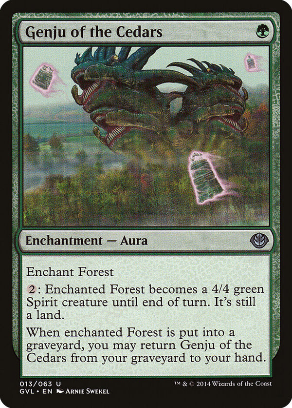 Genju of the Cedars - Magic: The Gathering