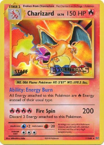 Charizard - 11/108 (Prerelease) - Pokémon
