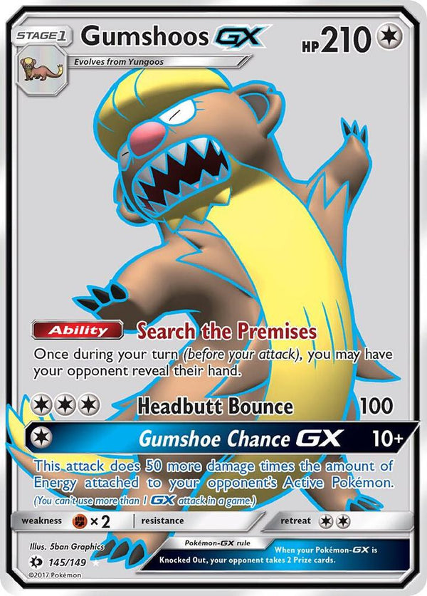 Gumshoos GX (Full Art) - Pokémon