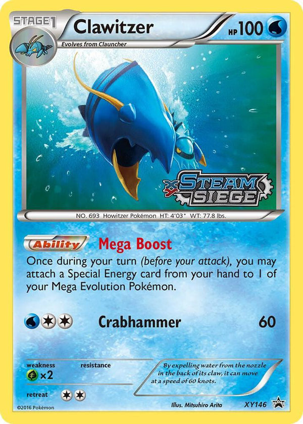 Clawitzer (XY Steam Siege Prerelease) - Pokémon