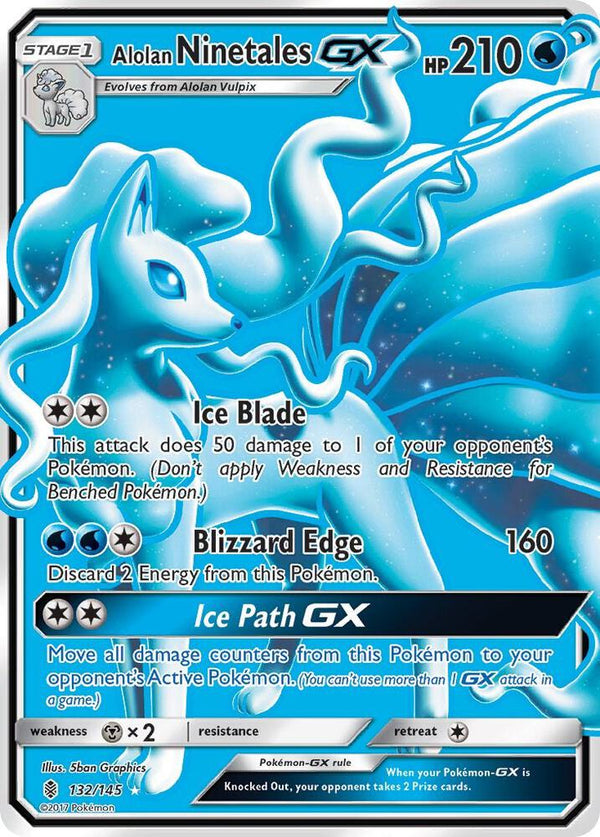 Alolan Ninetales GX (Full Art) - Pokémon
