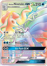 Alolan Ninetales GX (Secret) - Pokémon