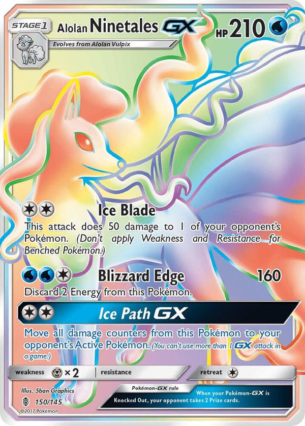 Alolan Ninetales GX (Secret) - Pokémon