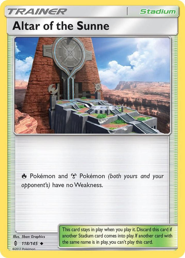 Altar of the Sunne - Pokémon