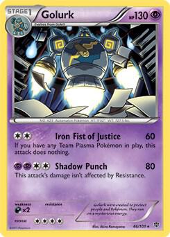 Golurk - 46/101 (BW Plasma Blast) - Pokémon