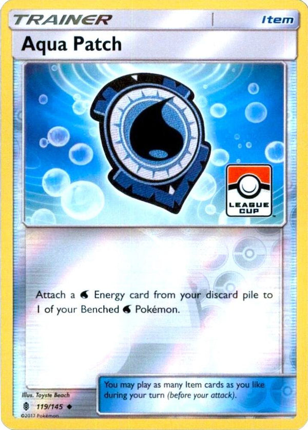 Aqua Patch - 119/145 (League Cup) - Pokémon