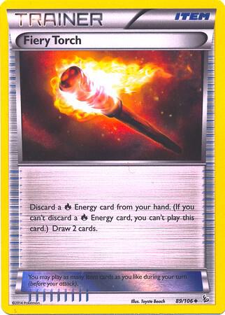 Fiery Torch - 89/106 (Sheen Holo) - Pokémon