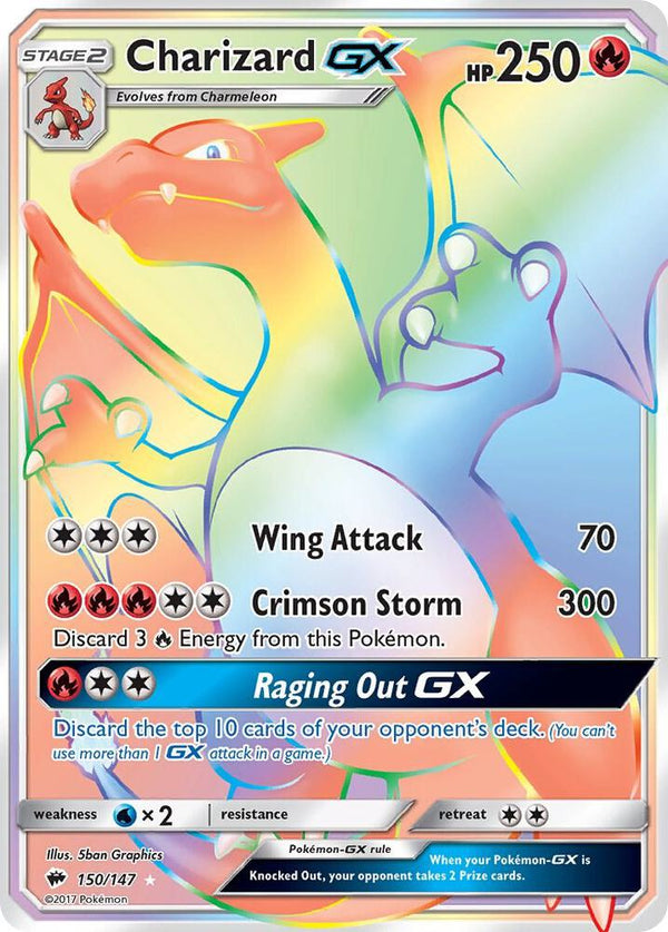 Charizard GX (Secret) - Pokémon