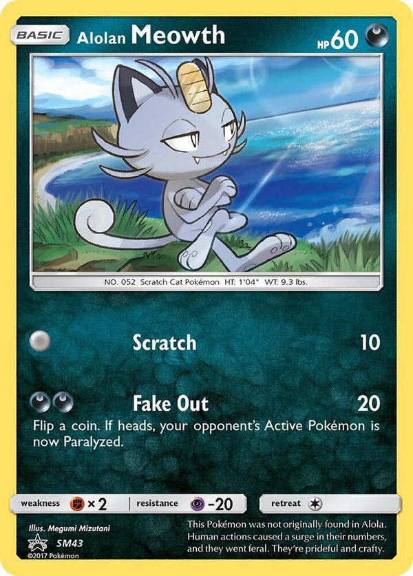 Alolan Meowth - SM43 - Pokémon