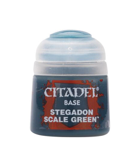 Citadel Base Paint: Stegadon Scale Green - Games Workshop