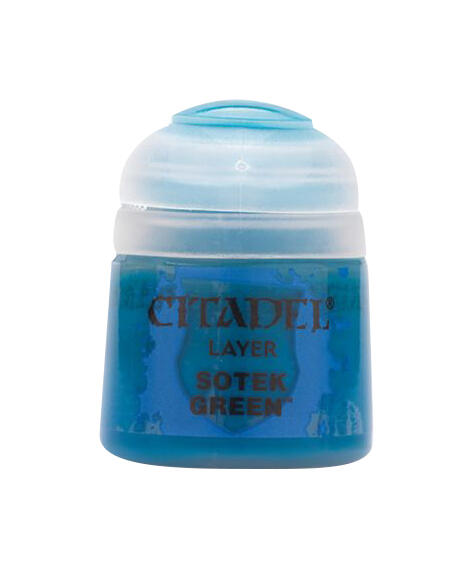 Citadel Layer Paint: Sotek Green - Games Workshop