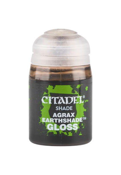 Citadel Shade Gloss Paint: Agrax Earthshade Gloss - Games Workshop