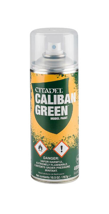 Citadel Spray Paint: Caliban Green Spray - Games Workshop