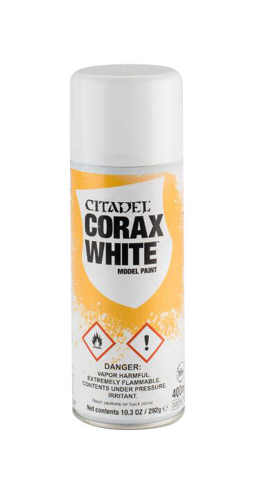 Citadel Spray Paint: Corax White Spray - Games Workshop