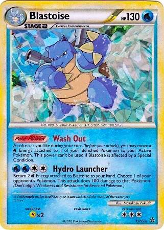 Blastoise - 13/95 (Cracked Ice Holo) - Pokémon
