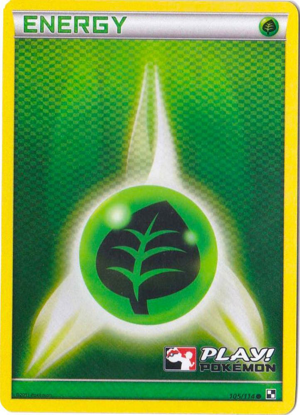 Grass Energy - 105/114 (Play! Pokemon) - Pokémon