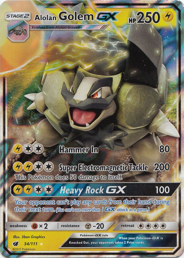 Alolan Golem GX - Pokémon