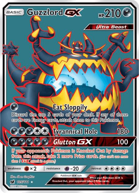 Guzzlord GX (Full Art) - Pokémon