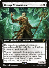 Draugr Necromancer (Extended Art) - Magic: The Gathering