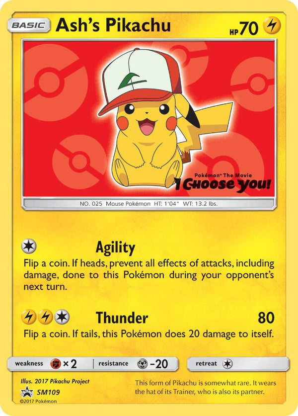 Ash's Pikachu - SM109 - Pokémon