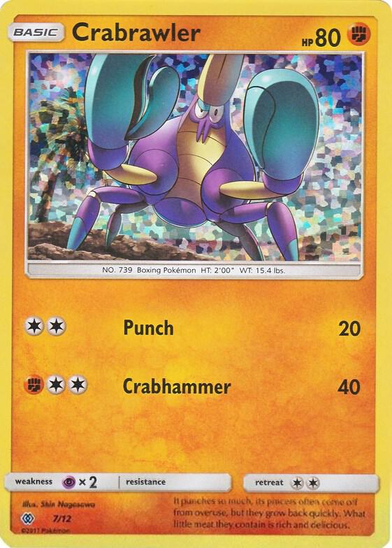 Crabrawler - 7/12 - Pokémon
