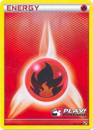 Fire Energy - 106/114 (Play! Pokemon) - Pokémon