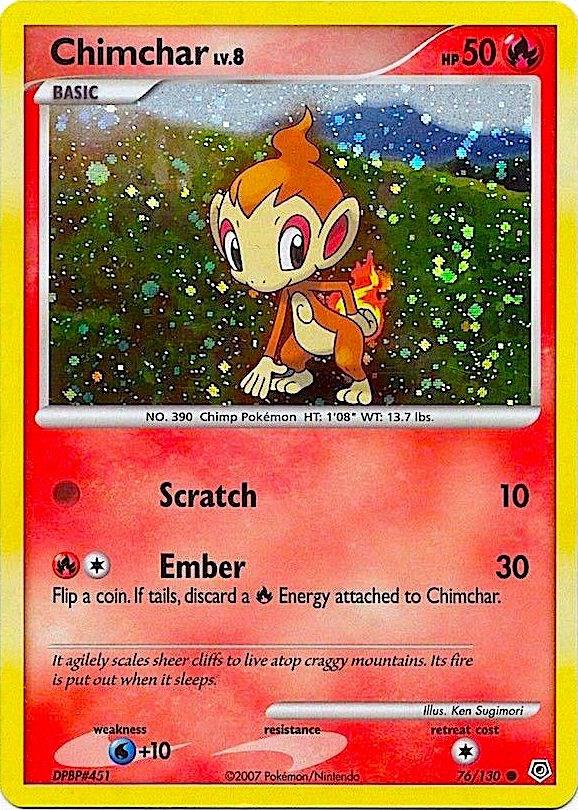 Chimchar - 76/130 (Cosmos Holo) - Pokémon