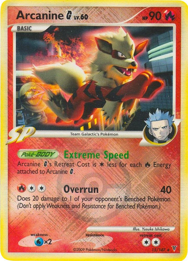 Arcanine G - 15/147 (League Promo) - Pokémon