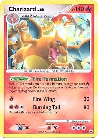 Charizard - 1/99 (Cracked Ice Holo) - Pokémon