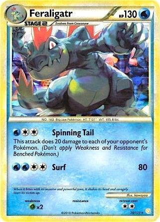 Feraligatr - 20/123 (Cracked Ice Holo) - Pokémon