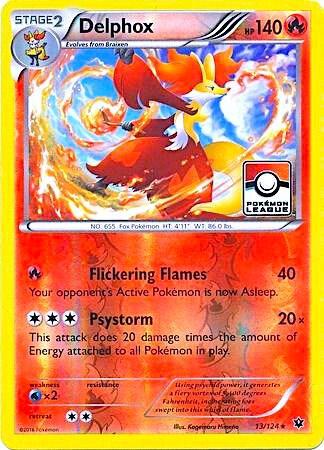 Delphox - 13/124 (Pokemon League) - Pokémon