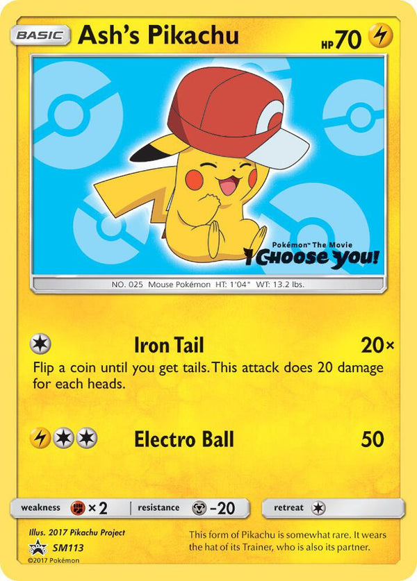 Ash's Pikachu - SM113 - Pokémon